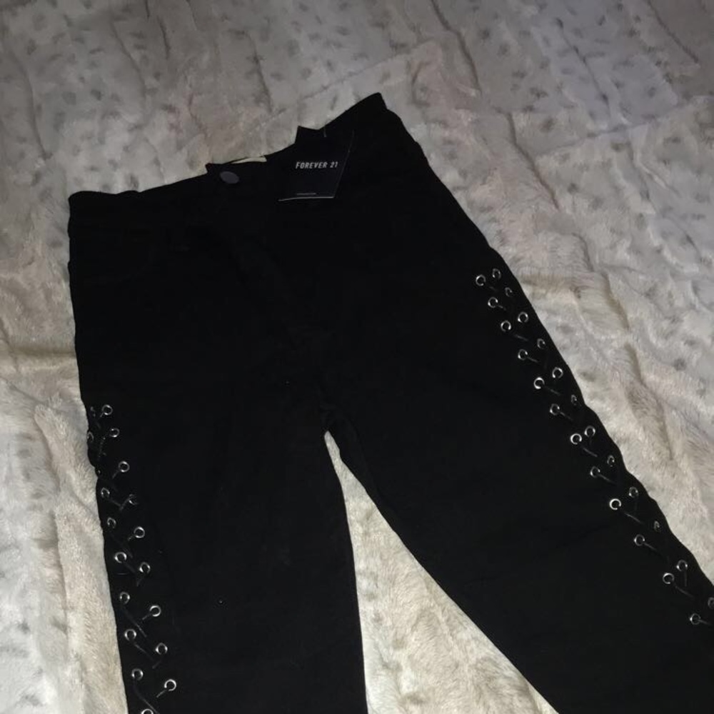 Lace-up Jeggings